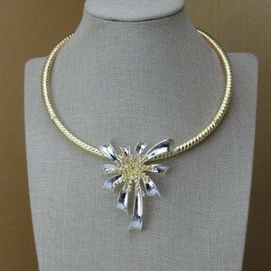 Gold and sliver plated jewelry set